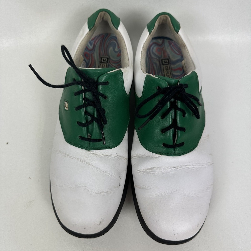 FootJoy DryJoys Women's Golf Shoes Size 8.5 Marshall University‎ NCAA Saddle - Picture 3 of 10